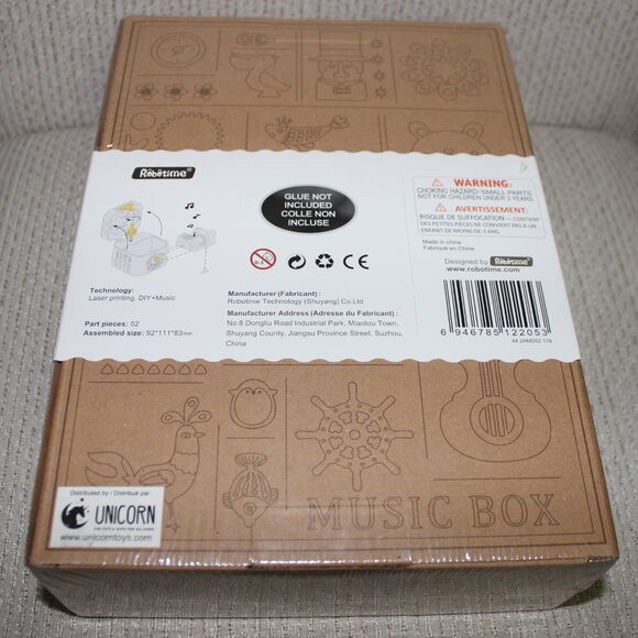 3/$77❤️Robotime Rolife DIY 3D Wooden Music Box Dancing Ballerina "Greensleeves" - Picture 14 of 17